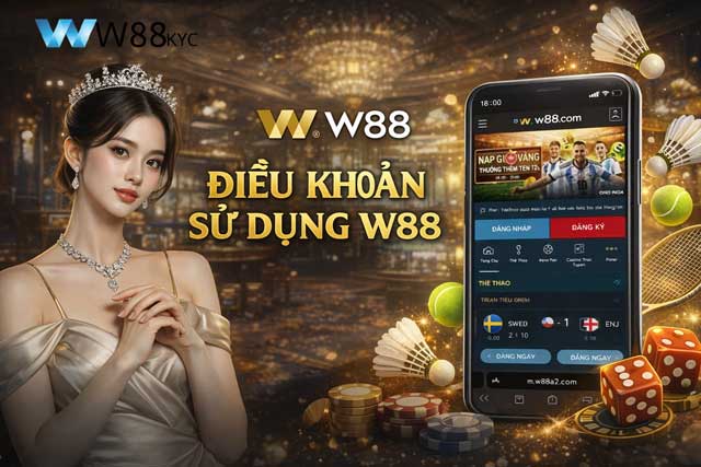 Bản điều khoản sử dụng chính thức tại hệ thống nhà cái W88 Anantafarming